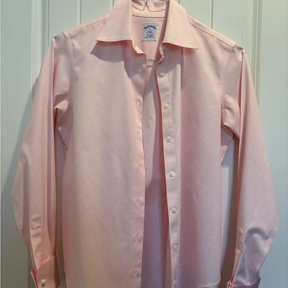 Brooks Brothers Pink Classic Button Down Shirt
